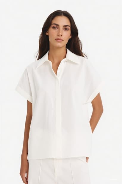 Regular Fit Poplin Long Sleeve Shirt (3)