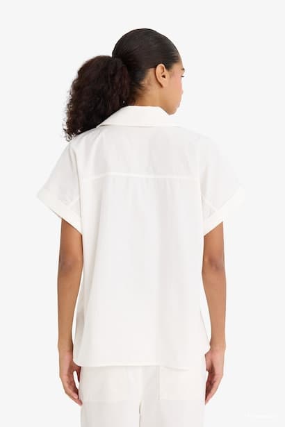 Regular Fit Poplin Long Sleeve Shirt (4)