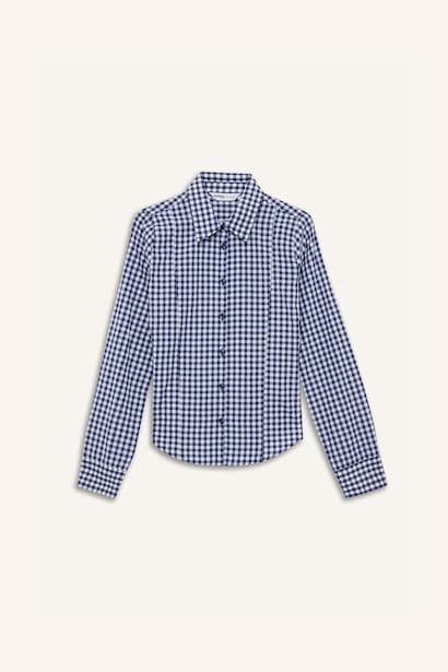 Slim Fit Poplin Long Sleeve Shirt (٤)