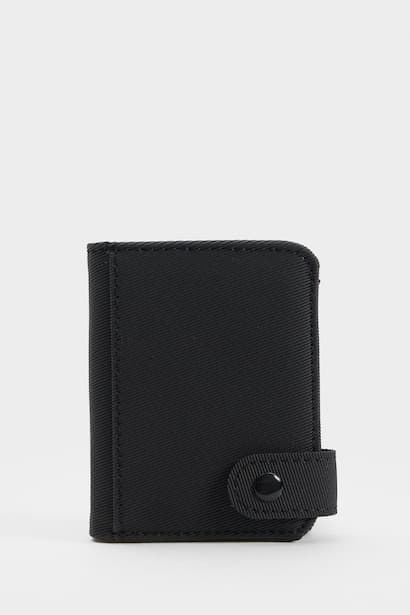 Man Faux Leather Card Wallet