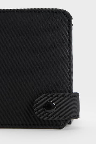 Man Faux Leather Card Wallet (3)