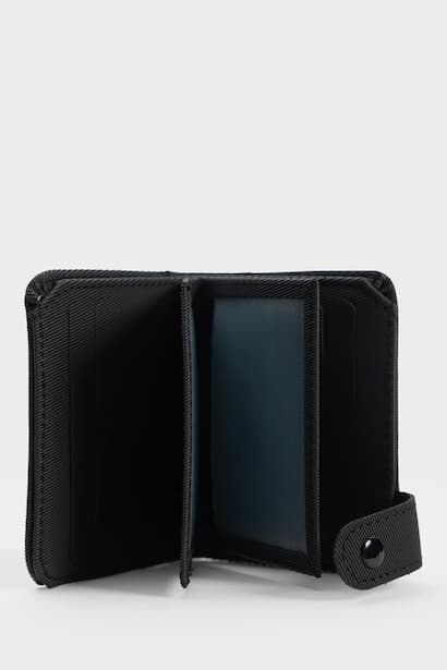 Man Faux Leather Card Wallet (4)