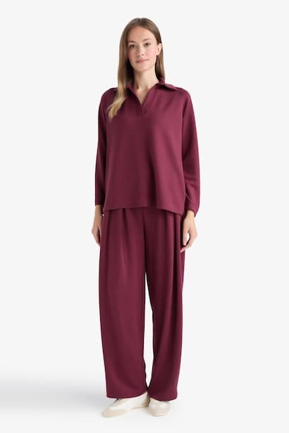 Barrel Fit Straight Leg Pants (4)