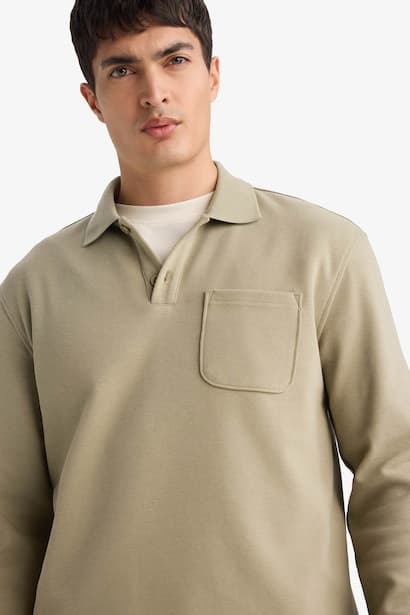 Long Sleeve Polo Collar T-Shirt (3)