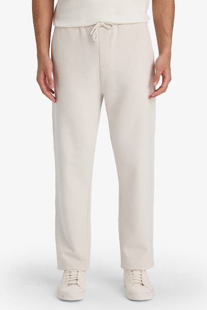 Textured Regular Fit Sweatpants Trousers (3)
