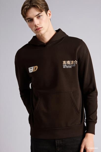 Boxy Fit Printed Long Sleeve Sweatshirt (3)