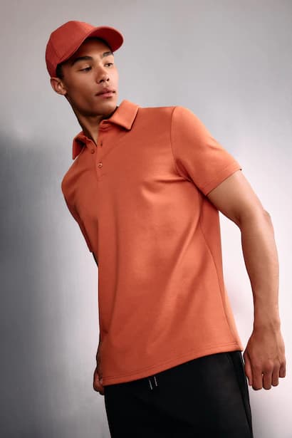 Standard Fit Modal Polo T-Shirt