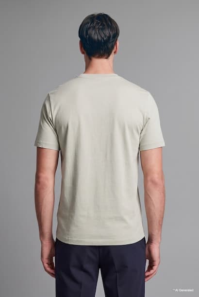 Crew Neck Short Sleeve Short Sleeve T-Shirt (4)