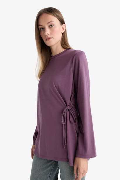 Regular Fit Modal Long Sleeve Tunic (3)
