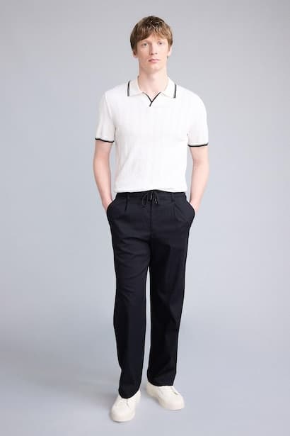 Straight Fit Trousers
