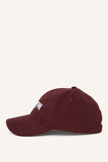 Man Embroidered Corduroy Cap Hat (٣)