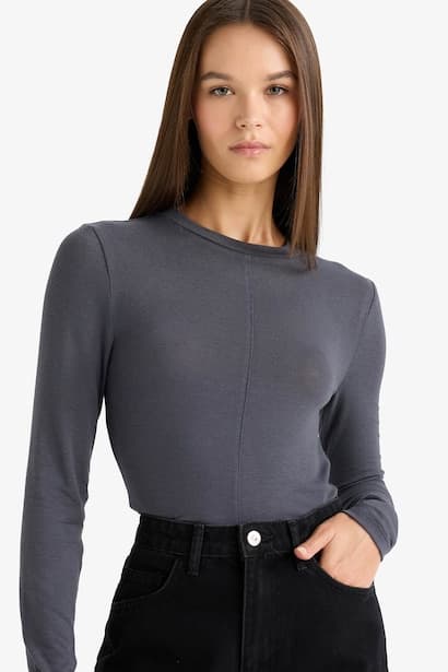 Slim Fit Long Sleeve T-Shirt