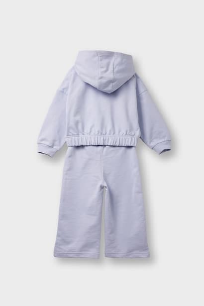 Baby Girl Frozen Hooded Sweatshirt Sweatpants 2 Piece Set (4)