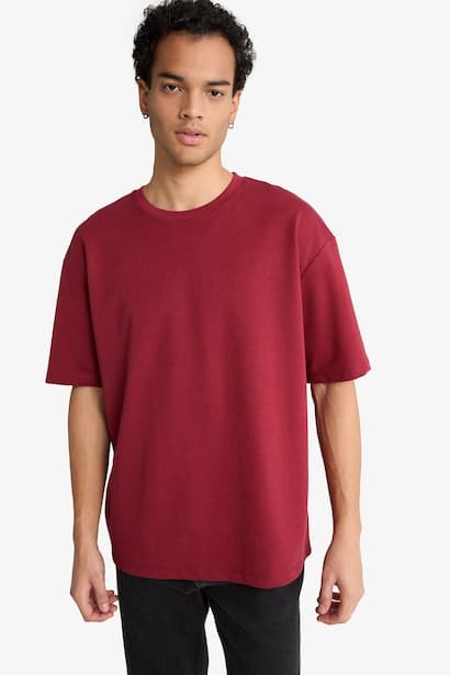 Oversize Crew Neck Short Sleeve T-Shirt