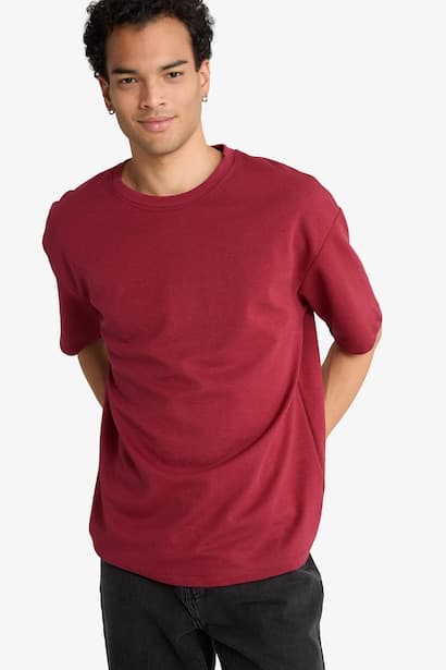Oversize Crew Neck Short Sleeve T-Shirt (3)