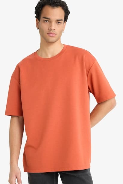 Oversize Crew Neck Short Sleeve T-Shirt