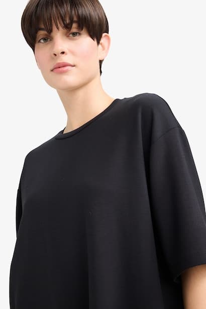 Relax Fit Crew Neck Basic Short Sleeve T-Shirt (٤)