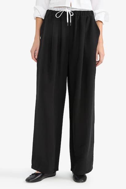 Normal Waist Baggy Fit Trousers (٤)