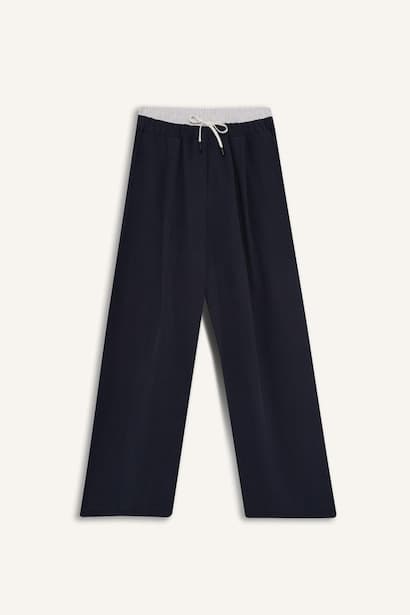Normal Waist Baggy Fit Trousers (٤)