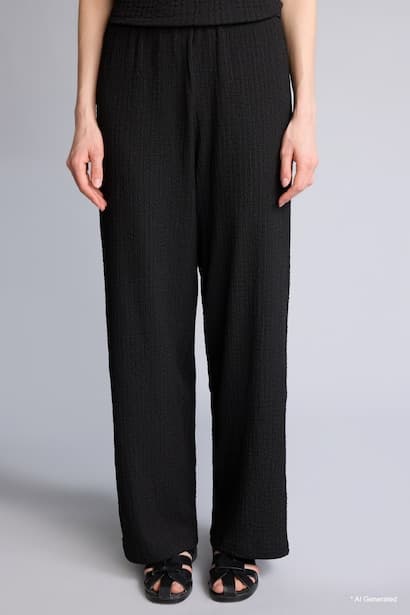 Straight Fit Trousers Modest (٣)