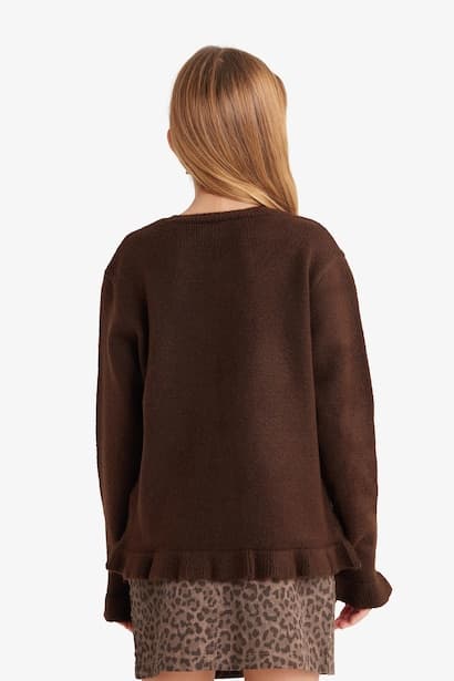 Girl Crew Neck Cardigan (٤)
