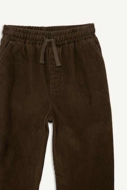 Boy Regular Leg Velvet Trousers (٣)