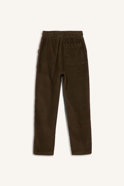Boy Regular Leg Velvet Trousers (٤)