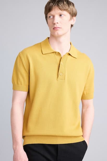Standard Fit Short Sleeve Polo T-Shirt