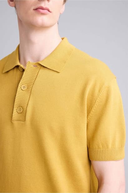 Standard Fit Short Sleeve Polo T-Shirt (٤)