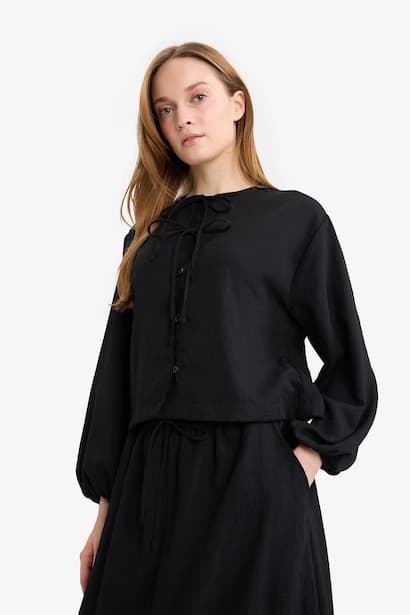 Regular Fit Long Sleeve Tunic Modest (٣)