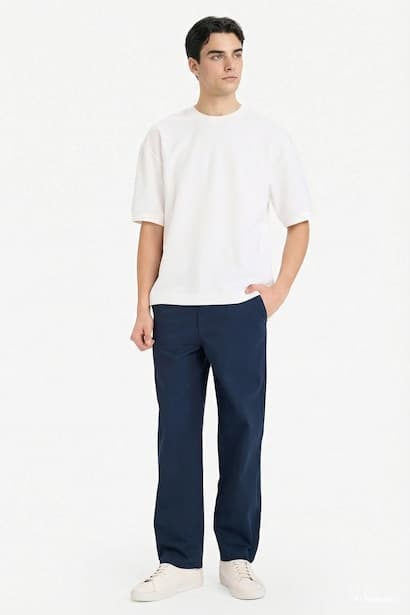 100% Cotton Relax Fit Trousers