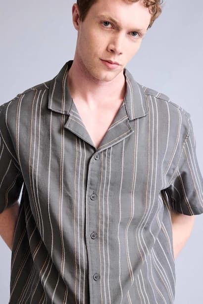 Boxy Fit Short Sleeve Shirt