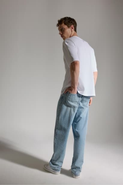 Baggy Fit Soft Jeans Denims