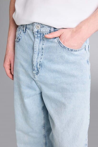 Baggy Fit Soft Jeans Denims (٤)