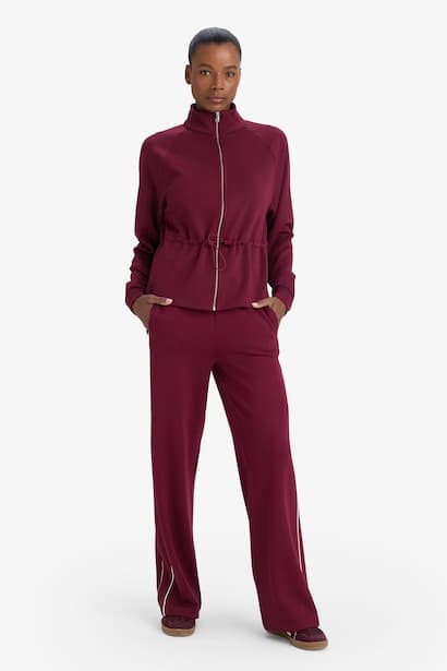 Wide Leg Long Leg Modal Trousers