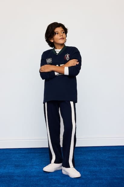 Boy Printed Sweatshirt Sweatpants 2 Piece Set