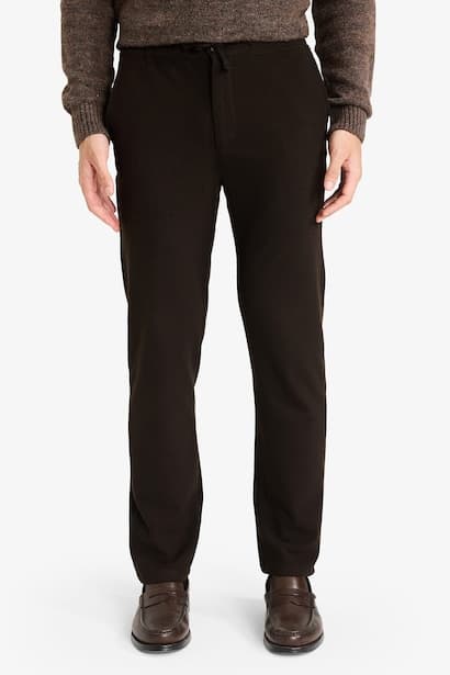 Regular Fit Pocketed Straight Leg Trousers (3)