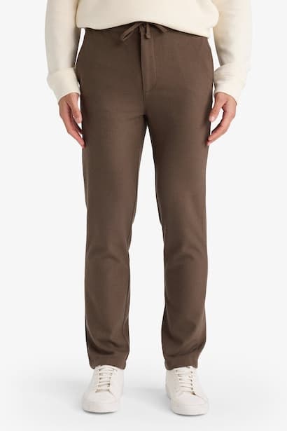 Regular Fit Pocketed Straight Leg Trousers (3)