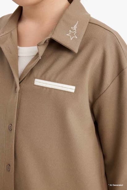 Girl Regular Fit Long Sleeve Shirt (3)