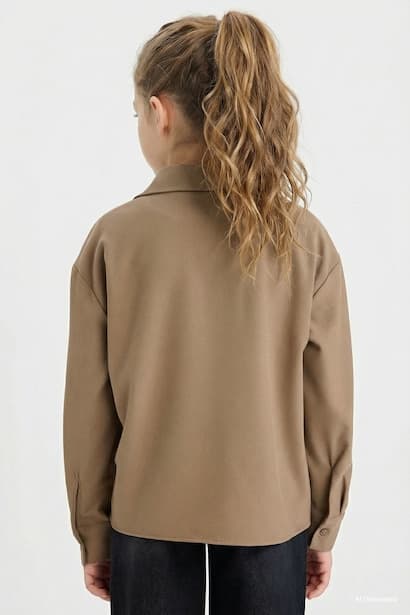 Girl Regular Fit Long Sleeve Shirt (4)