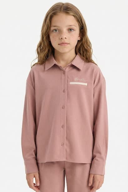 Girl Regular Fit Long Sleeve Shirt