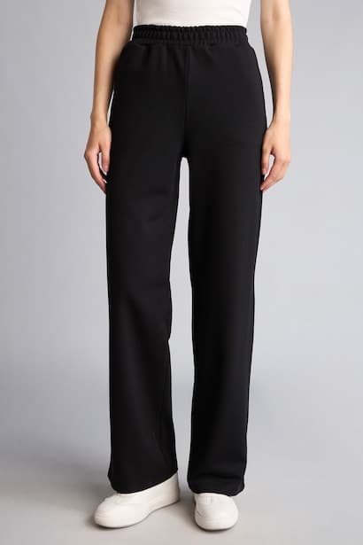 Straight Fit Basic Trousers (3)