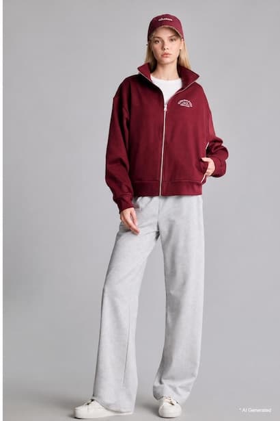 Straight Fit Basic Trousers (3)