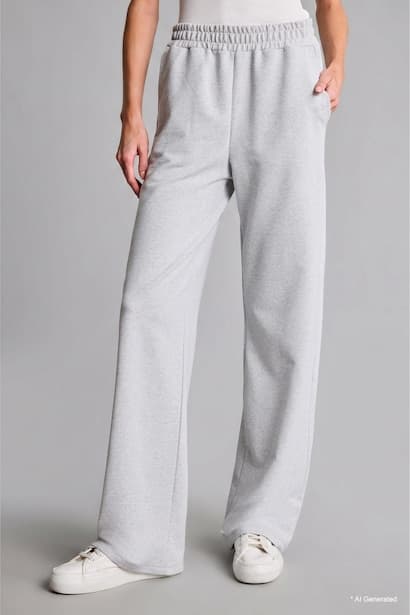 Straight Fit Basic Trousers (4)