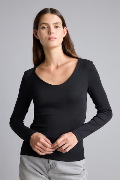 Slim Fit Modal Long Sleeve T-Shirt (3)