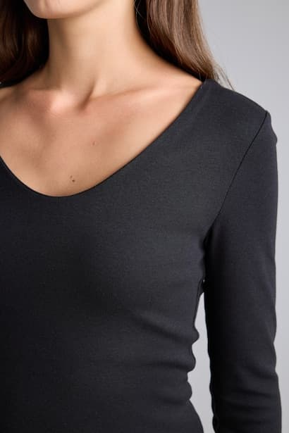Slim Fit Modal Long Sleeve T-Shirt (4)