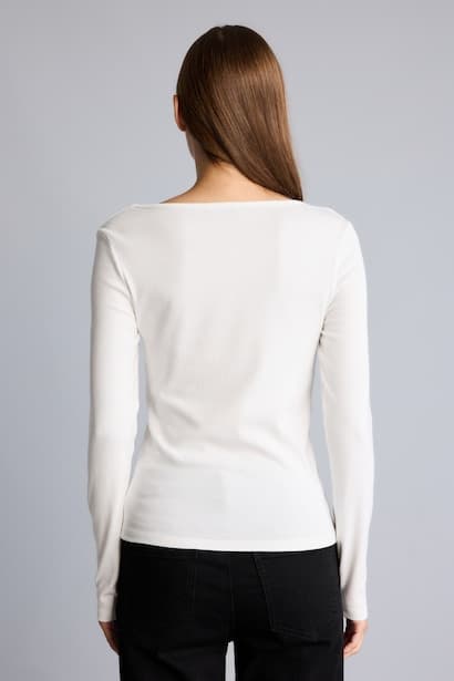 Slim Fit Modal Long Sleeve T-shirt (4)