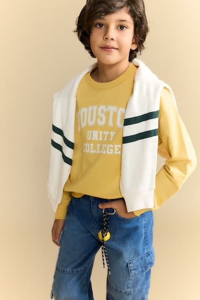 Boy Oversize Printed Sweatshirt
