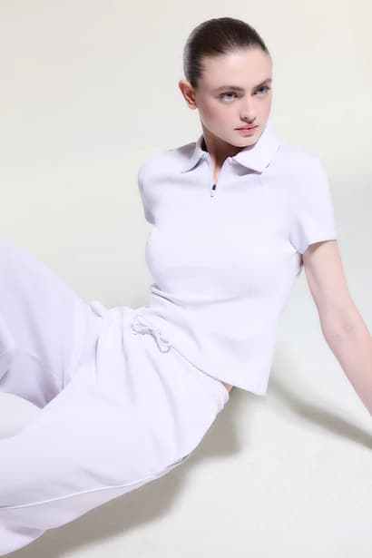 Slim Fit Modal Sports Polo T-Shirt