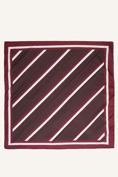 Woman Printed Satin Scarf (3)